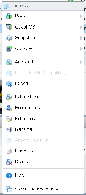 Edit Settings to assign VLAN